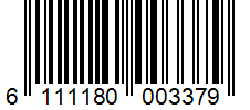 Barcode 6111180003379