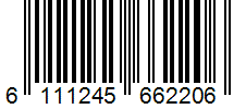 Barcode 6111245662206