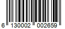 Barcode 6130002002659