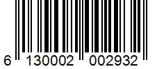 Barcode 6130002002932