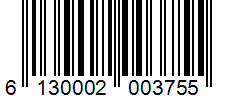Barcode 6130002003755