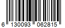 Barcode 6130093062815