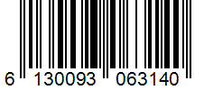 Barcode 6130093063140