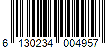 Barcode 6130234004957
