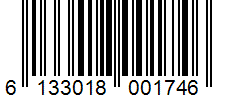 Barcode 6133018001746