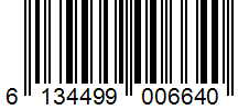 Barcode 6134499006640