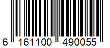 Barcode 6161100490055