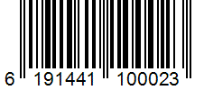 Barcode 6191441100023