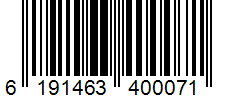 Barcode 6191463400071