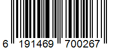 Barcode 6191469700267