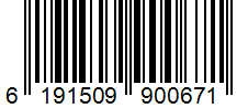 Barcode 6191509900671