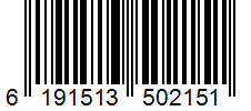 Barcode 6191513502151