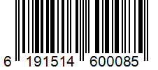 Barcode 6191514600085