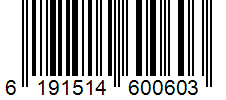 Barcode 6191514600603