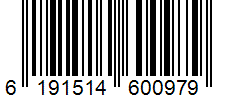 Barcode 6191514600979