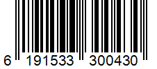 Barcode 6191533300430