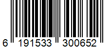 Barcode 6191533300652