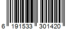 Barcode 6191533301420