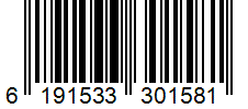 Barcode 6191533301581