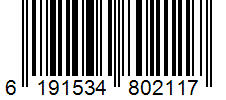 Barcode 6191534802117