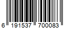 Barcode 6191537700083