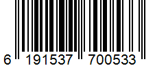 Barcode 6191537700533