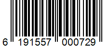 Barcode 6191557000729