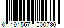Barcode 6191557000736