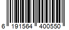 Barcode 6191564400550