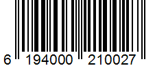 Barcode 6194000210027