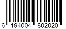 Barcode 6194004802020