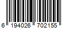 Barcode 6194026702155