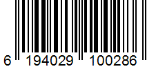 Barcode 6194029100286
