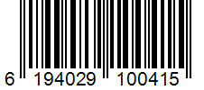 Barcode 6194029100415