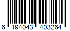 Barcode 6194043403264