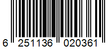 Barcode 6251136020361