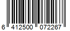 Barcode 6412500072267