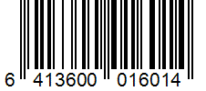 Barcode 6413600016014