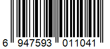 Barcode 6947593011041