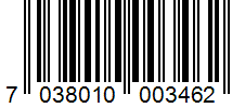 Barcode 7038010003462