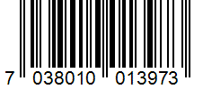 Barcode 7038010013973