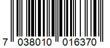 Barcode 7038010016370