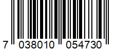 Barcode 7038010054730