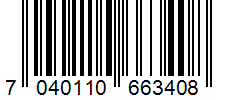 Barcode 7040110663408