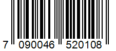 Barcode 7090046520108