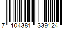 Barcode 7104381339124