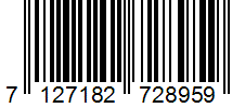 Barcode 7127182728959