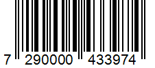Barcode 7290000433974