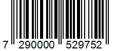 Barcode 7290000529752