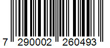 Barcode 7290002260493